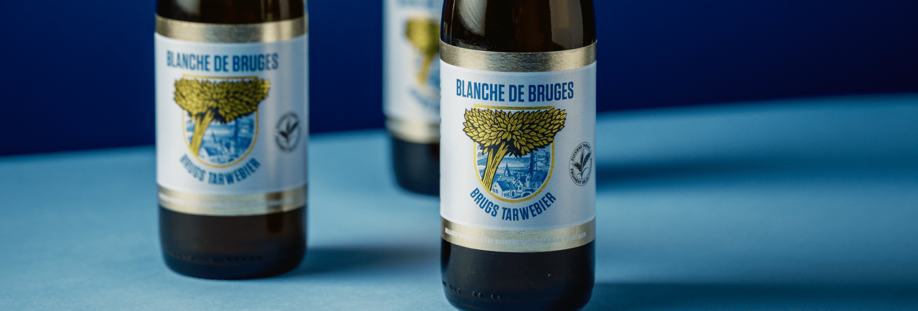 Blanche De Bruges Brugs Tarwebier label