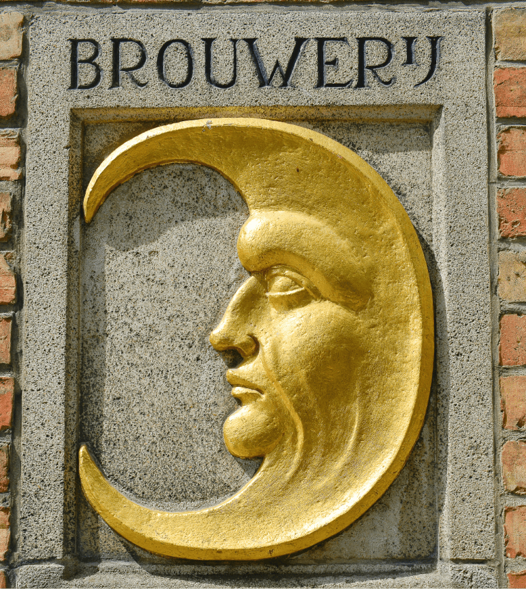 Brouwerij De Halve Maan poort ingang Walplein Brugge